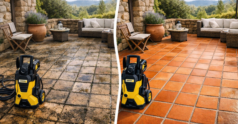 Nettoyage de terrasse